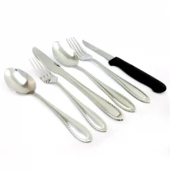 New 🎁 Gibson Home Wilmington Plus 55-Piece Flatware Set (Service For 8) 👏