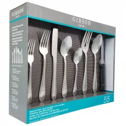 New 🎁 Gibson Home Wilmington Plus 55-Piece Flatware Set (Service For 8) 👏 -flatware Sales unnamed file 1039