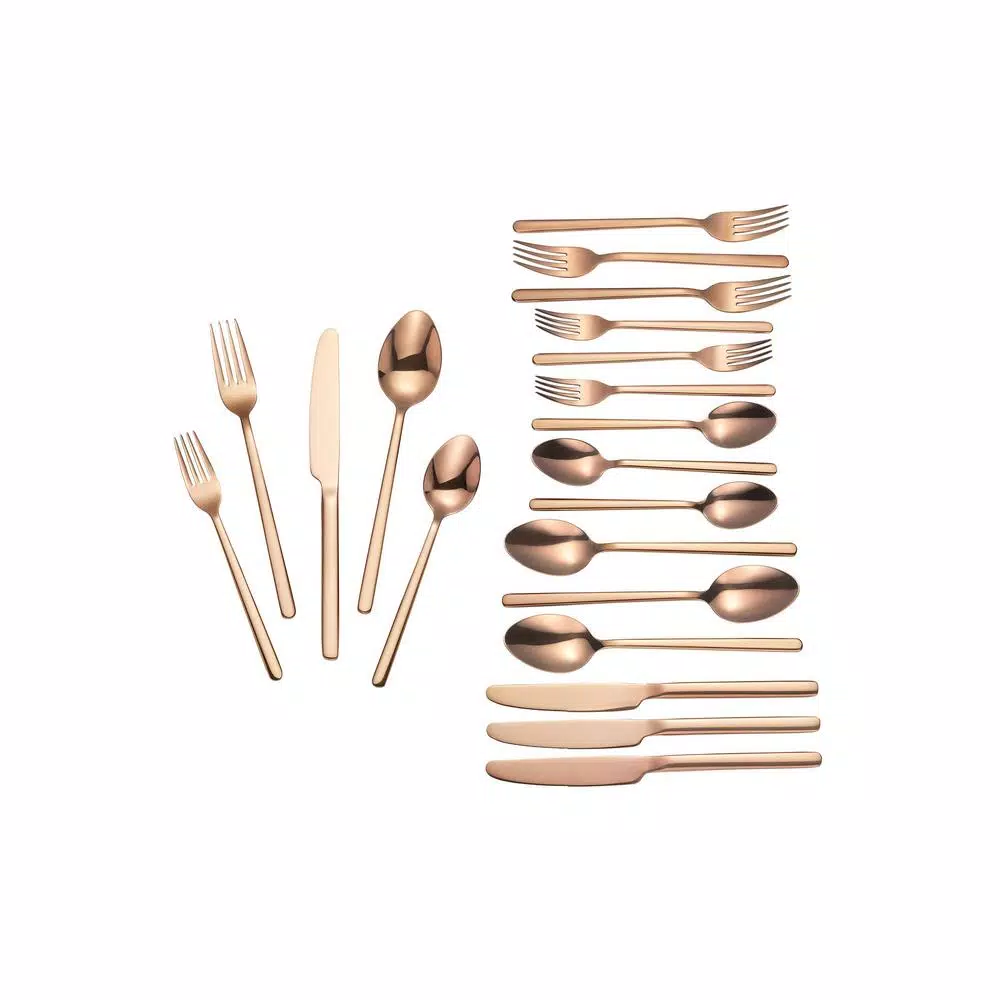 Promo ๐ฏ Home Decorators Collection Brenner 20-Piece Stainless Steel With Copper Finish Flatware Set (Service For 4) ๐ 10 Promo ๐ฏ Home Decorators Collection Brenner 20-Piece Stainless Steel With Copper Finish Flatware Set (Service For 4) ๐ - Image 8