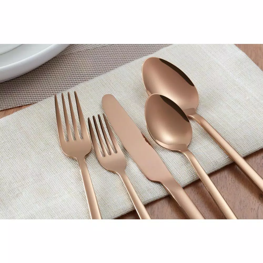 Promo ๐ฏ Home Decorators Collection Brenner 20-Piece Stainless Steel With Copper Finish Flatware Set (Service For 4) ๐ 12 Promo ๐ฏ Home Decorators Collection Brenner 20-Piece Stainless Steel With Copper Finish Flatware Set (Service For 4) ๐ - Image 10