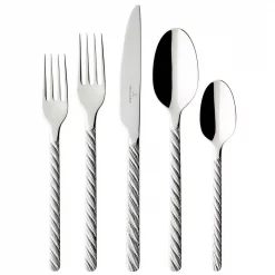 Promo ✨ Villeroy & Boch Montauk 5-Piece Place Setting 18/10 Stainless Steel Flatware (Service For 1) ❤️