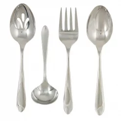 Coupon 🔥 Flatware Ginkgo Linden 4-Piece Hostess Set 🎁