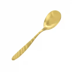 Wholesale 🛒 MegaChef La Vague 20-Piece Matte Gold Flatware Utensil Set, 18/10 Stainless Steel Silverware Metal (Service For 4) ❤️ -flatware Sales unnamed file 1216