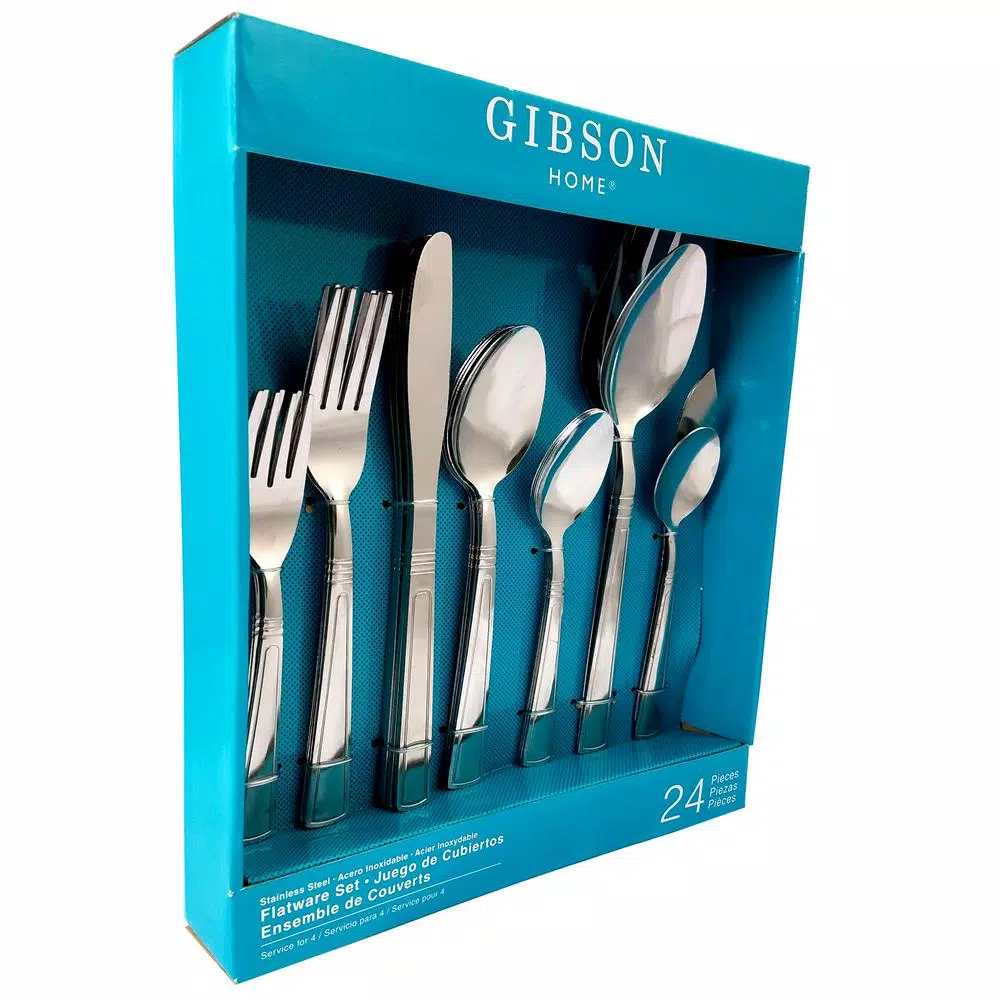 Wholesale ๐ Gibson Home Sefton 24-Piece Flatware Set (Service For 4) ๐ฅ 6 Wholesale ๐ Gibson Home Sefton 24-Piece Flatware Set (Service For 4) ๐ฅ - Image 4