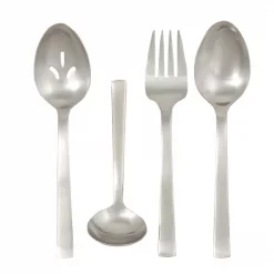 Best Sale ❤️ Flatware Ginkgo Norse 4-Piece Hostess Set 😉