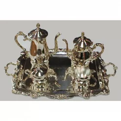 Flash Sale ✨ Drinkware Heim Concept 5-Piece Silver Plated Tea And Coffee Set 😍 -flatware Sales unnamed file 1524