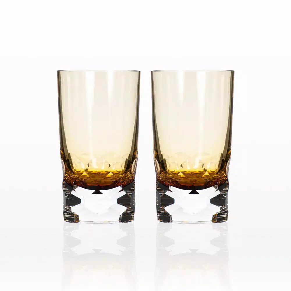 Budget 😉 Drinkware Rolf Glass Vienna 14 Oz. Amber HiBall (Set Of 2) 🔥 3 Budget 😉 Drinkware Rolf Glass Vienna 14 Oz. Amber HiBall (Set Of 2) 🔥