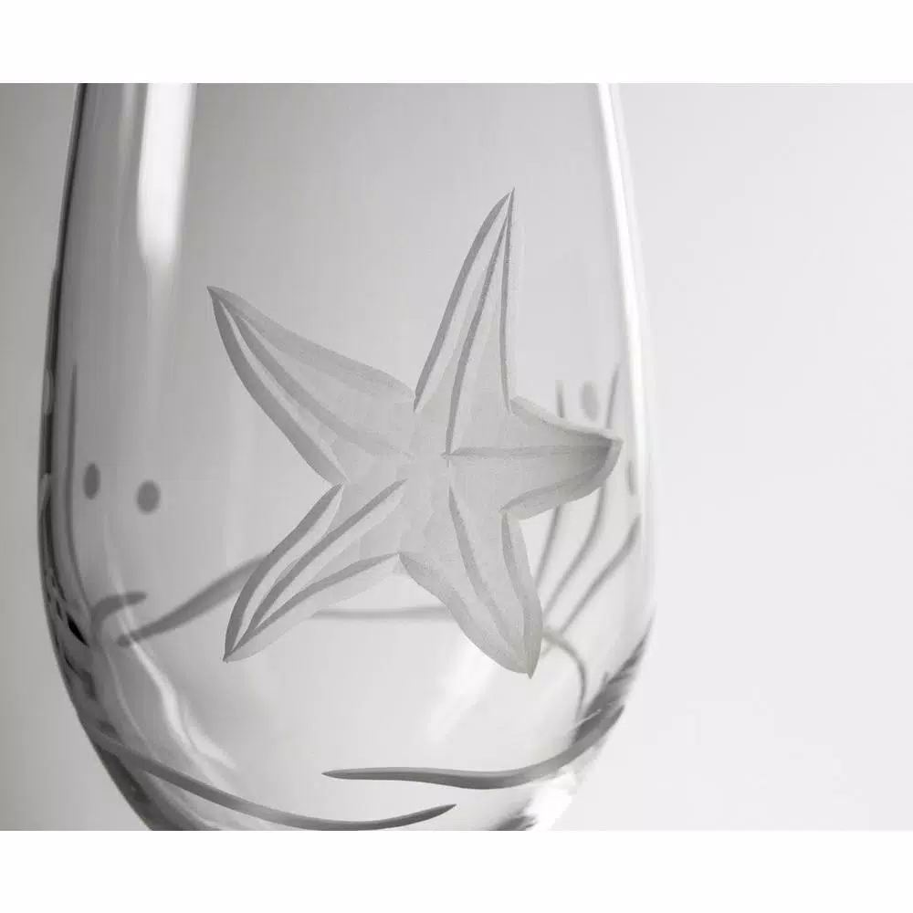 Best Pirce π Drinkware Rolf Glass Starfish 17 Oz. Clear Stemless Wine Tumbler (Set Of 4) π 5 Best Pirce π Drinkware Rolf Glass Starfish 17 Oz. Clear Stemless Wine Tumbler (Set Of 4) π - Image 3