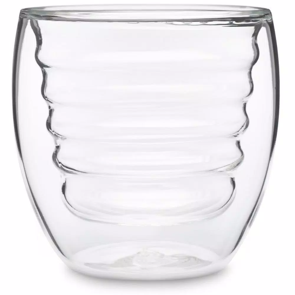 Brand new 😍 Drinkware Ozeri Curva Artisan Series 8 Oz. Double Wall Beverage Glasses And Tumblers (Set Of 4) ✔️ 4 Brand new 😍 Drinkware Ozeri Curva Artisan Series 8 Oz. Double Wall Beverage Glasses And Tumblers (Set Of 4) ✔️ - Image 2