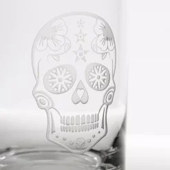 Outlet 🥰 Drinkware Rolf Glass Sugar Skull 16 Oz. Pint Glass (Set Of 4) 🌟 -flatware Sales unnamed file 1568