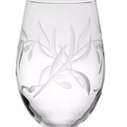 New 😉 Drinkware Rolf Glass Olive Branch 18 Oz. Clear All Purpose Wine Glass (Set Of 4) 🌟 8 New 😉 Drinkware Rolf Glass Olive Branch 18 Oz. Clear All Purpose Wine Glass (Set Of 4) 🌟 -flatware Sales unnamed file 1574