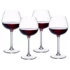 Outlet ⭐ Drinkware Villeroy & Boch Purismo 18.5 Oz. Lead Free Crystal Full Bodied Red Wine Glass (4-Pack) ✔️