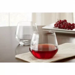 Budget 👏 Drinkware Home Decorators Collection Genoa 18.5 Oz. Lead-Free Crystal Stemless Wine Glasses (Set Of 8) ⭐ -flatware Sales unnamed file 1662