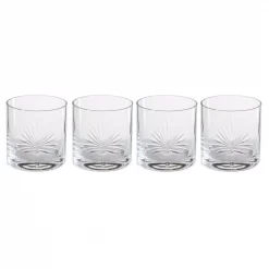 Best Sale ๐ Drinkware Abigails 16 Oz. Palmetto Double Old-Fashioned Glass (Set Of 4) ๐ฅฐ