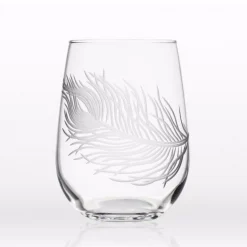 Top 10 🔔 Drinkware Rolf Glass Peacock 17 Oz. Clear Stemless Wine Glass (Set Of 4) 😀 -flatware Sales unnamed file 1745