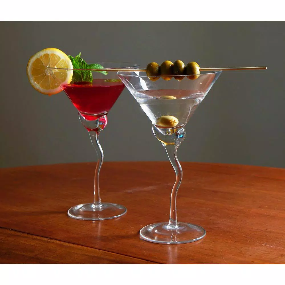 Best deal ❤️ Drinkware Abigails Martini 13 Oz. Glass With Wave Stem (Set Of 4) ✨ 6 Best deal ❤️ Drinkware Abigails Martini 13 Oz. Glass With Wave Stem (Set Of 4) ✨ - Image 4