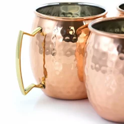 Best reviews of 🌟 Drinkware Gibson 18 Oz. Copper 🔨 Hammered Brass Muel Mugs (Set Of 8) 🔔 -flatware Sales unnamed file 1806