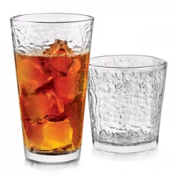 Wholesale 👍 Libbey Frost 16-Piece Clear Glass Drinkware Set 🎁