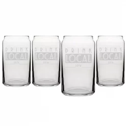 Best deal π₯ Drinkware Cathyβs Concepts βDrink Localβ 16 Oz. Craft Beer Can Glasses π
