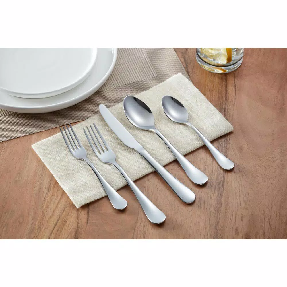 Best Sale π€© Home Decorators Collection Maywood 45-Piece Stainless Steel Flatware Set (Service For 8) π 4 Best Sale π€© Home Decorators Collection Maywood 45-Piece Stainless Steel Flatware Set (Service For 8) π - Image 2