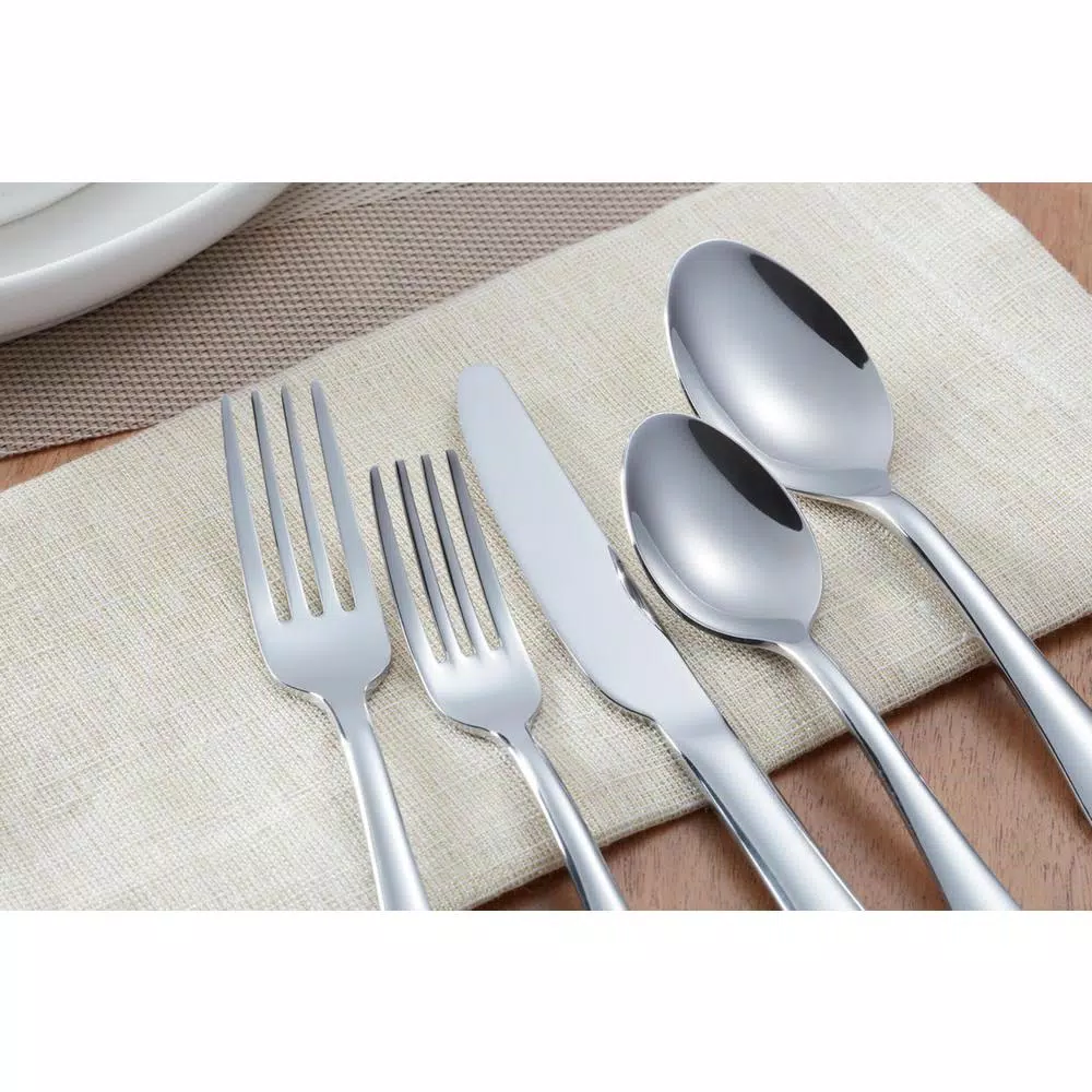 Best Sale π€© Home Decorators Collection Maywood 45-Piece Stainless Steel Flatware Set (Service For 8) π 8 Best Sale π€© Home Decorators Collection Maywood 45-Piece Stainless Steel Flatware Set (Service For 8) π - Image 6