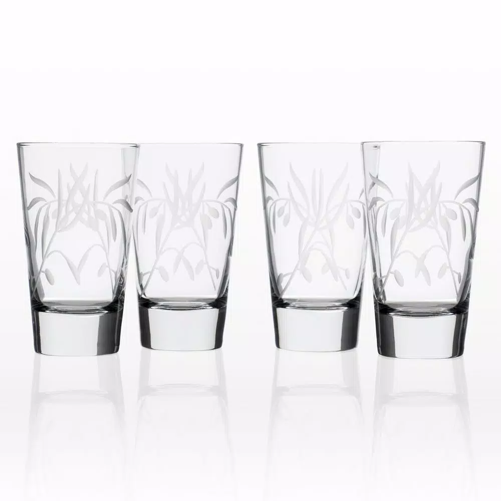 Budget ✨ Drinkware Rolf Glass Olive Branch Clear 15.5 Oz. Highball Glass (Set Of 4) ✨ 3 Budget ✨ Drinkware Rolf Glass Olive Branch Clear 15.5 Oz. Highball Glass (Set Of 4) ✨