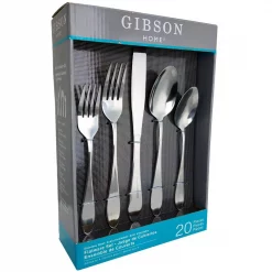 Best reviews of ๐ฅ Gibson Home Everington 20-Piece Stainless Steel Flatware Set (Service For 4) ๐