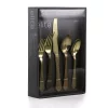 Cheapest 🌟 GIBSON Elite Zambezi 5-Piece Gold 🔨 Hammer Texture Stainless Steel Flatware Set (Service For 1) 🎁 -flatware Sales unnamed file 277