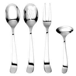 Best Pirce 🥰 Flatware Ginkgo Sea Drift 4-Piece Hostess Set ❤️