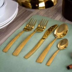 Best reviews of 🎁 MegaChef Baily 20-Piece Gold Stainless Steel Flatware Set (Service For 4) 🎉 -flatware Sales unnamed file 35