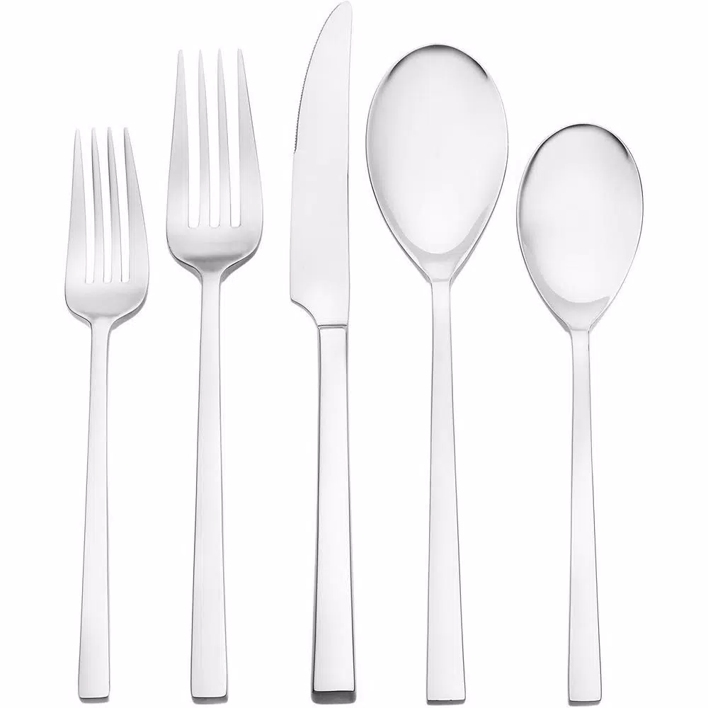 Buy π Oneida Dupree 45-Piece Silver 18/0 Stainless Steel Flatware Set (Service For 8) β 3 Buy π Oneida Dupree 45-Piece Silver 18/0 Stainless Steel Flatware Set (Service For 8) β