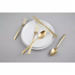 New ⭐ Fiesta Spark Champagne Satin 18/0 20-Piece Flatware Set (Service For 4) ❤️ 9 New ⭐ Fiesta Spark Champagne Satin 18/0 20-Piece Flatware Set (Service For 4) ❤️ -flatware Sales unnamed file 423