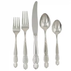 Brand new 🛒 Flatware Ginkgo Pineapple 20-Piece Service For 4 🎁