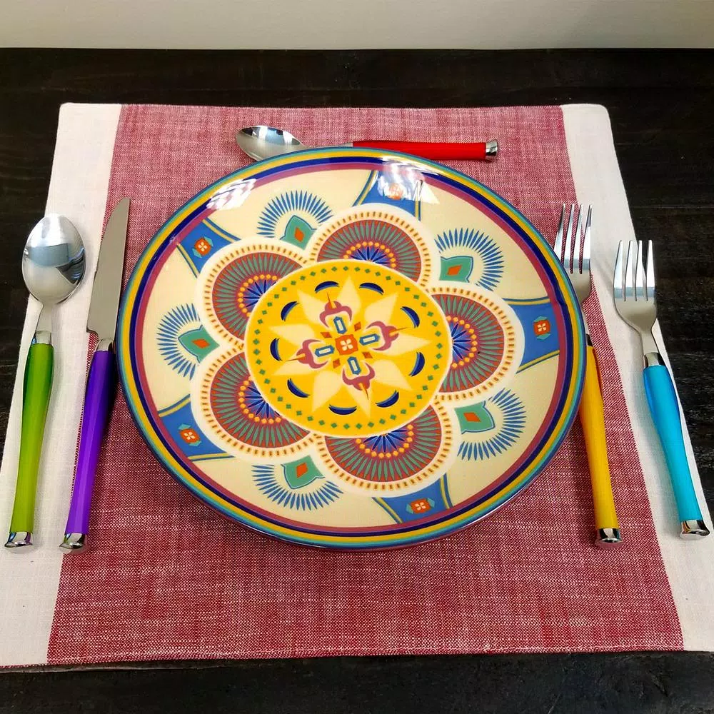 Buy 💯 Gibson Home Santoro 20-Piece Assorted Color Stainless Steel Flatware Set (Service For 4) 🤩 5 Buy 💯 Gibson Home Santoro 20-Piece Assorted Color Stainless Steel Flatware Set (Service For 4) 🤩 - Image 3