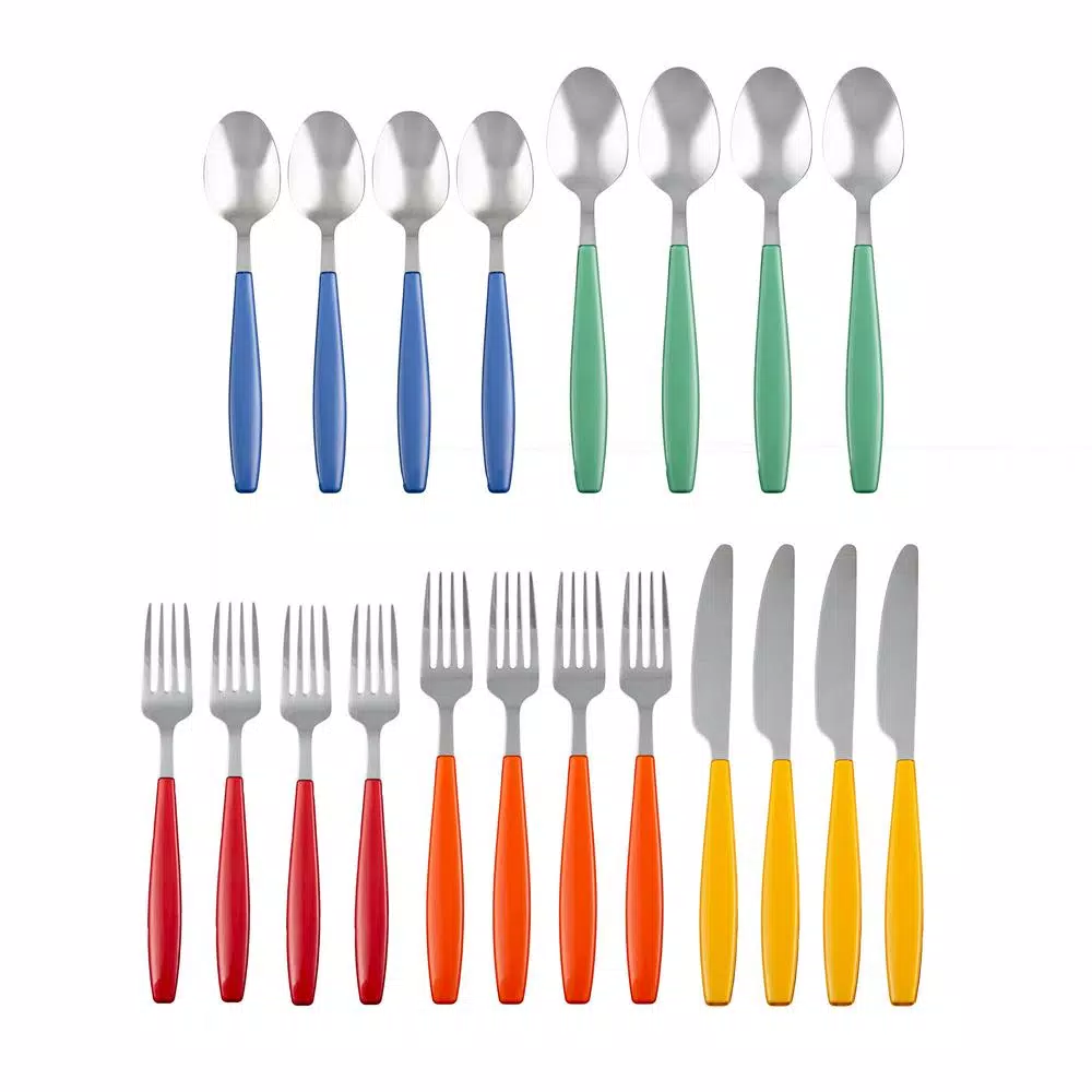 Flash Sale ❤️ Fiesta Jamboree Multi-Color Version2 18/0 20-Piece Flatware Set (Service For 4) 😍 4 Flash Sale ❤️ Fiesta Jamboree Multi-Color Version2 18/0 20-Piece Flatware Set (Service For 4) 😍 - Image 2