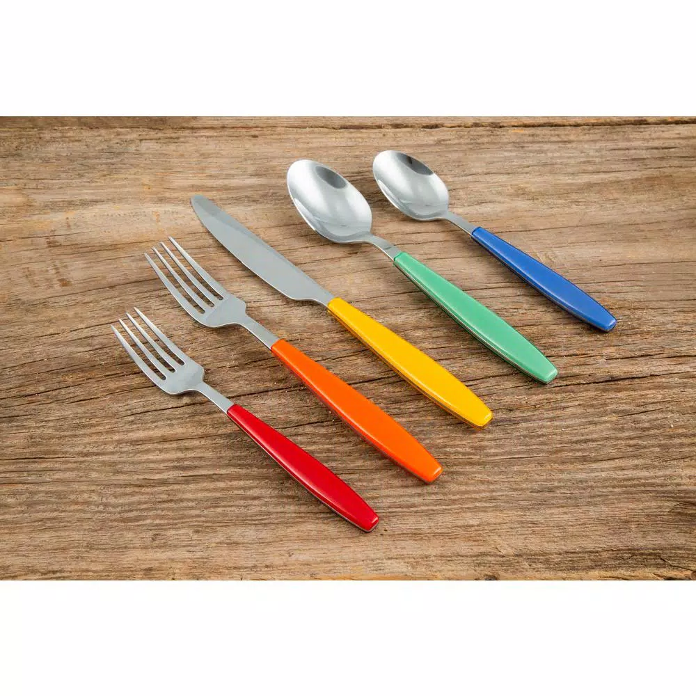 Flash Sale ❤️ Fiesta Jamboree Multi-Color Version2 18/0 20-Piece Flatware Set (Service For 4) 😍 5 Flash Sale ❤️ Fiesta Jamboree Multi-Color Version2 18/0 20-Piece Flatware Set (Service For 4) 😍 - Image 3