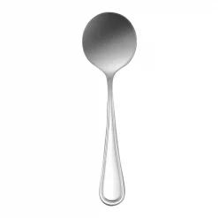 Budget ⌛ Flatware Oneida New Rim Silver 18/10 Stainless Steel Bouillon Spoon (12-Pack) 🎉