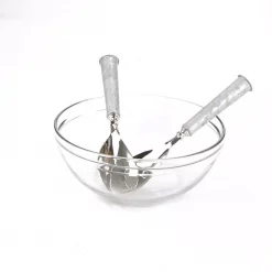 Buy ❤️ Flatware Mind Reader Silver Stainless Steel Salad Server Utensils Set Spoon And Fork Set 😀 -flatware Sales unnamed file 708