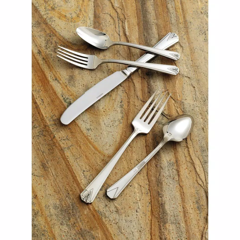 Budget ๐ฏ Flatware Oneida Deauville 18/10 Stainless Steel Salad/Dessert Forks (Set Of 12) ๐ 4 Budget ๐ฏ Flatware Oneida Deauville 18/10 Stainless Steel Salad/Dessert Forks (Set Of 12) ๐ - Image 2
