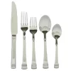 Best Sale ❤️ Gibson Cordell 20-Piece Stainless Steel Flatware Set (Service For 4) 🔥
