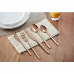 Coupon ⌛ Home Decorators Collection Brenner 40-Piece Stainless Steel 18/0 With Copper Finish Flatware Set (Service For 8) 🔥 -flatware Sales unnamed file 852