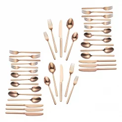 Coupon ⌛ Home Decorators Collection Brenner 40-Piece Stainless Steel 18/0 With Copper Finish Flatware Set (Service For 8) 🔥 -flatware Sales unnamed file 858