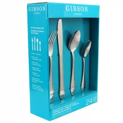 Wholesale ✔️ Gibson Home 24-Piece New Wilmington Flatware Set (Service For 6) 🌟