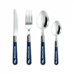 Buy ⭐ Sportsvault NFL 16-Piece Denver Broncos Flatware Set (Service For 4) ✔️