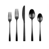 Flash Sale 🎁 Fiesta Spark Black Satin 18/0 20-Piece Flatware Set (Service For 4) 👏 -flatware Sales unnamed file 993