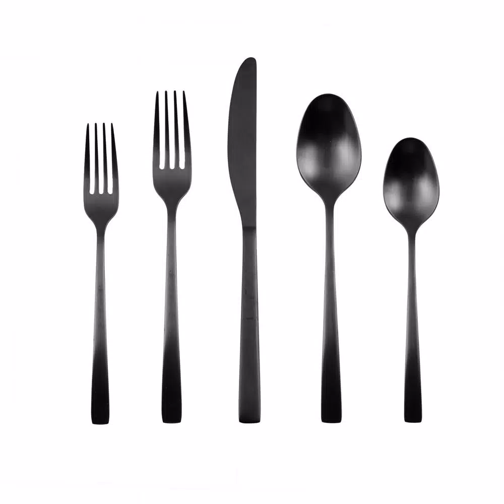 Flash Sale ๐ Fiesta Spark Black Satin 18/0 20-Piece Flatware Set (Service For 4) ๐ 3 Flash Sale ๐ Fiesta Spark Black Satin 18/0 20-Piece Flatware Set (Service For 4) ๐