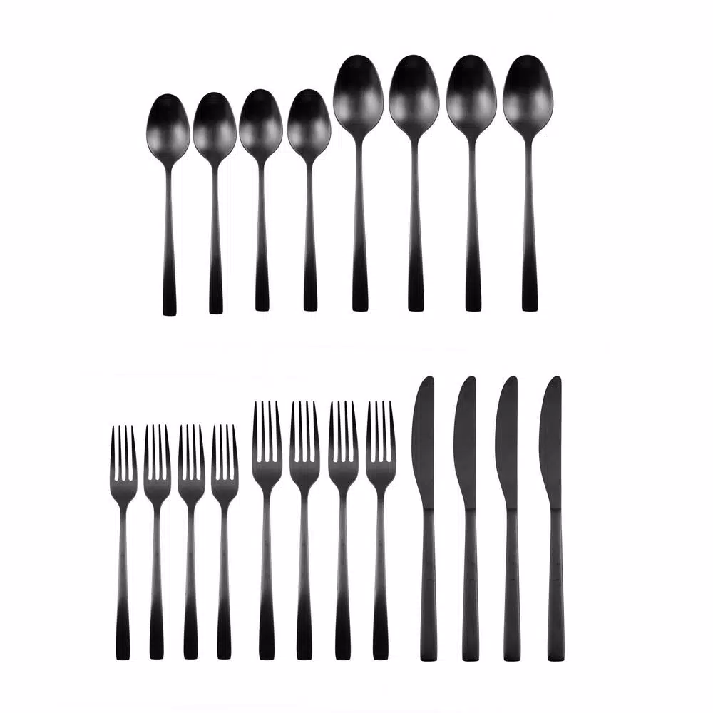 Flash Sale ๐ Fiesta Spark Black Satin 18/0 20-Piece Flatware Set (Service For 4) ๐ 4 Flash Sale ๐ Fiesta Spark Black Satin 18/0 20-Piece Flatware Set (Service For 4) ๐ - Image 2