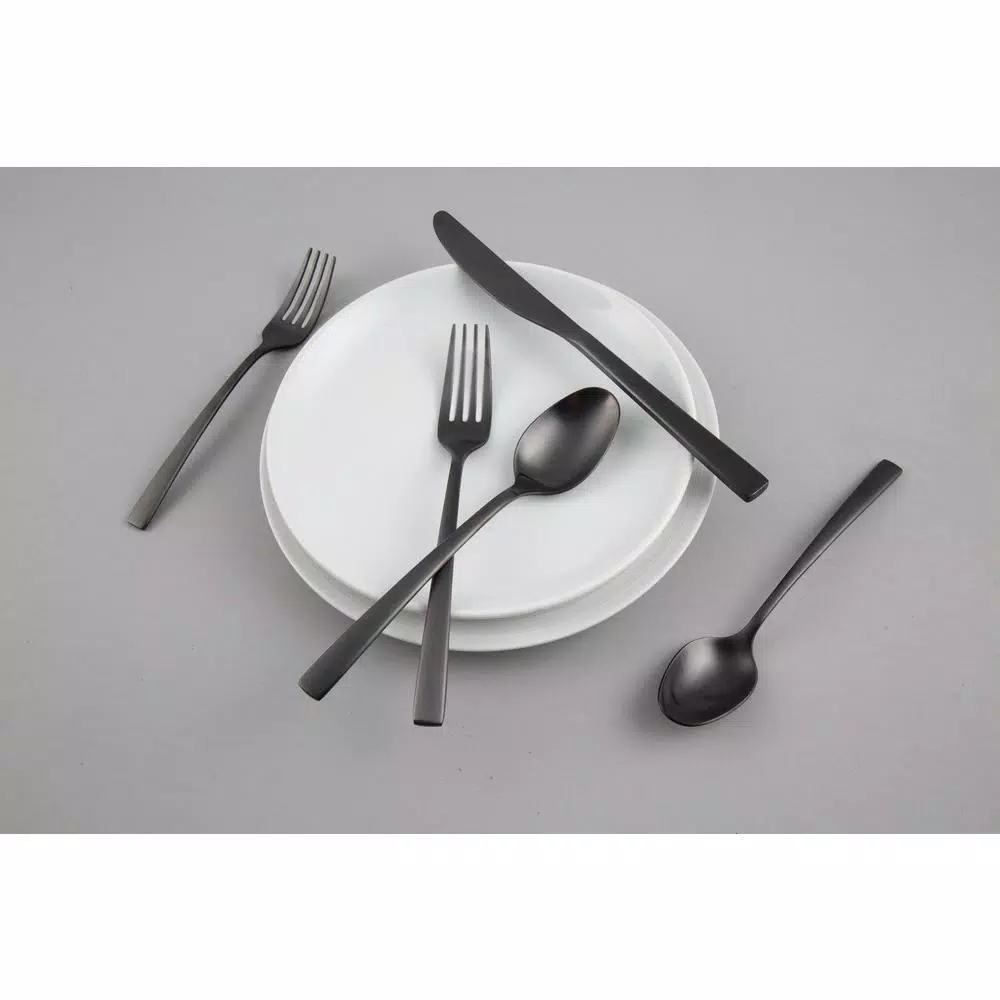 Flash Sale ๐ Fiesta Spark Black Satin 18/0 20-Piece Flatware Set (Service For 4) ๐ 6 Flash Sale ๐ Fiesta Spark Black Satin 18/0 20-Piece Flatware Set (Service For 4) ๐ - Image 4